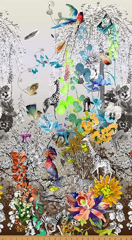 Concrete Jungle Border Print Spectrum By Hoffman Tutti Fruitti