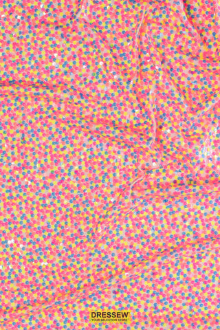 Confetti Sequin Knit White / Multi