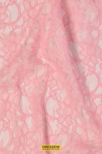 Corded Xanna Lace Candy Pink