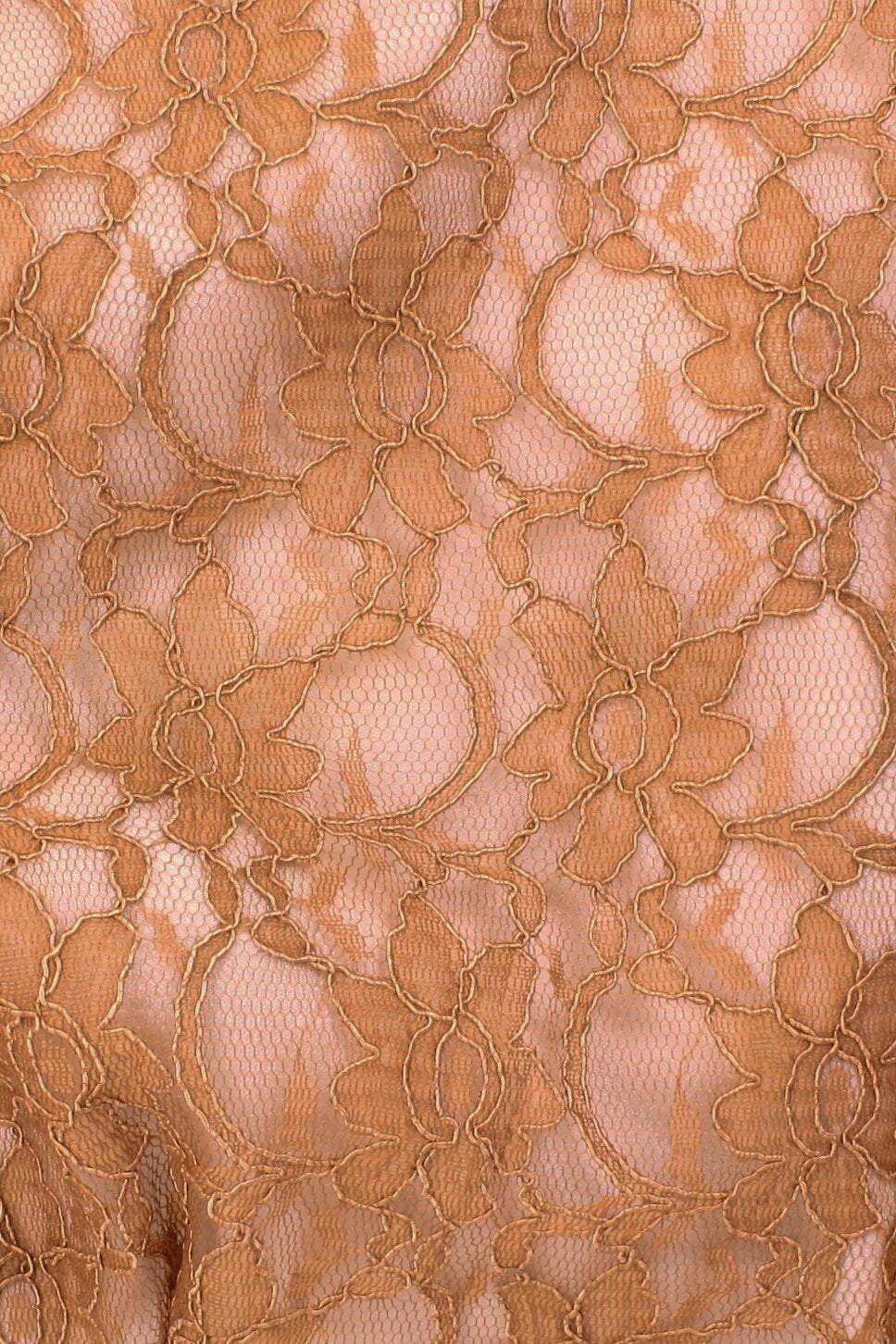 Corded Xanna Lace Caramel