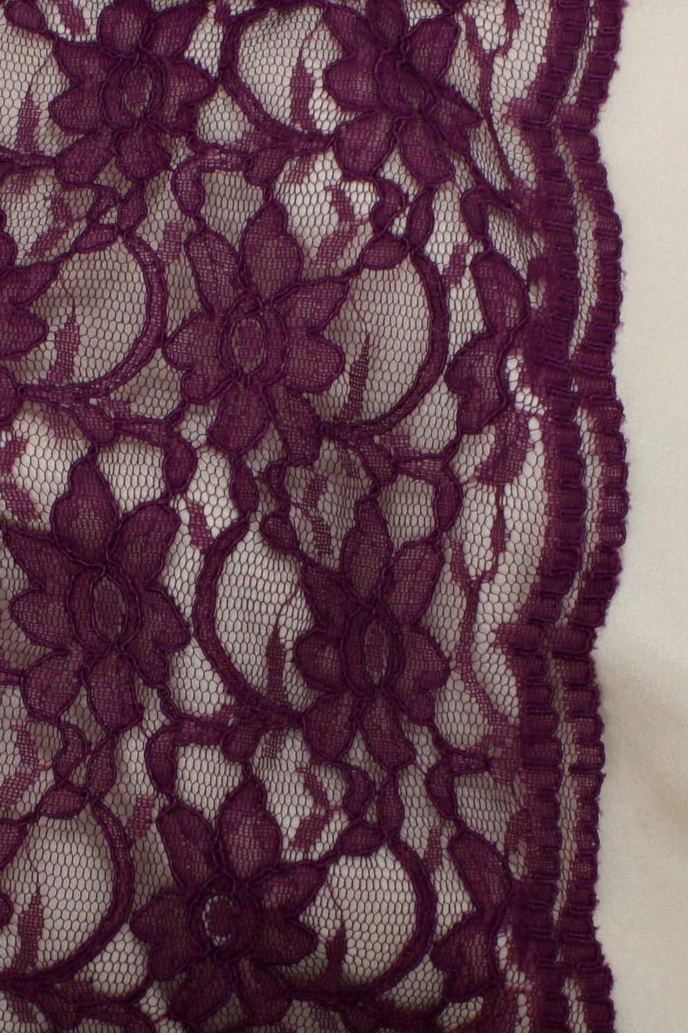 Corded Xanna Lace Wine