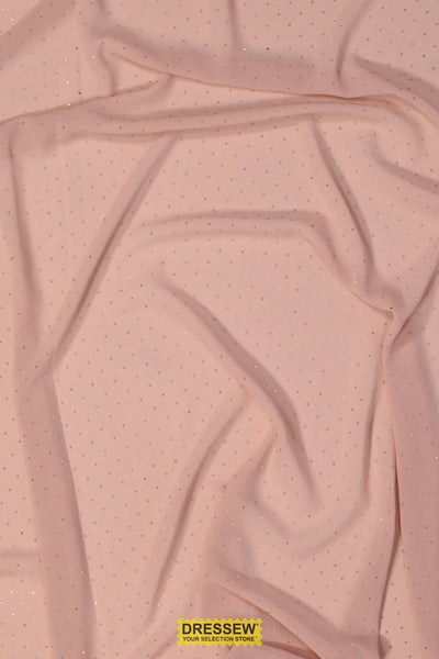 Cosmic Rhinestud Chiffon Blush