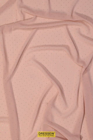 Cosmic Rhinestud Chiffon Blush