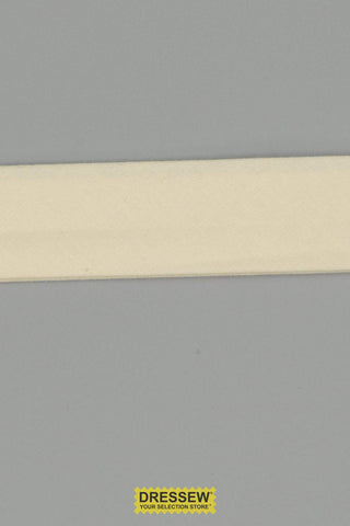 Cotton Double Fold Bias Tape 24mm (15/16") Ivory