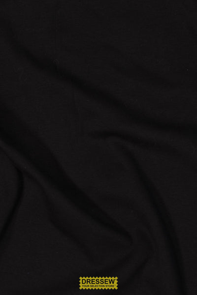 Cotton Lycra Rib Black Diamond