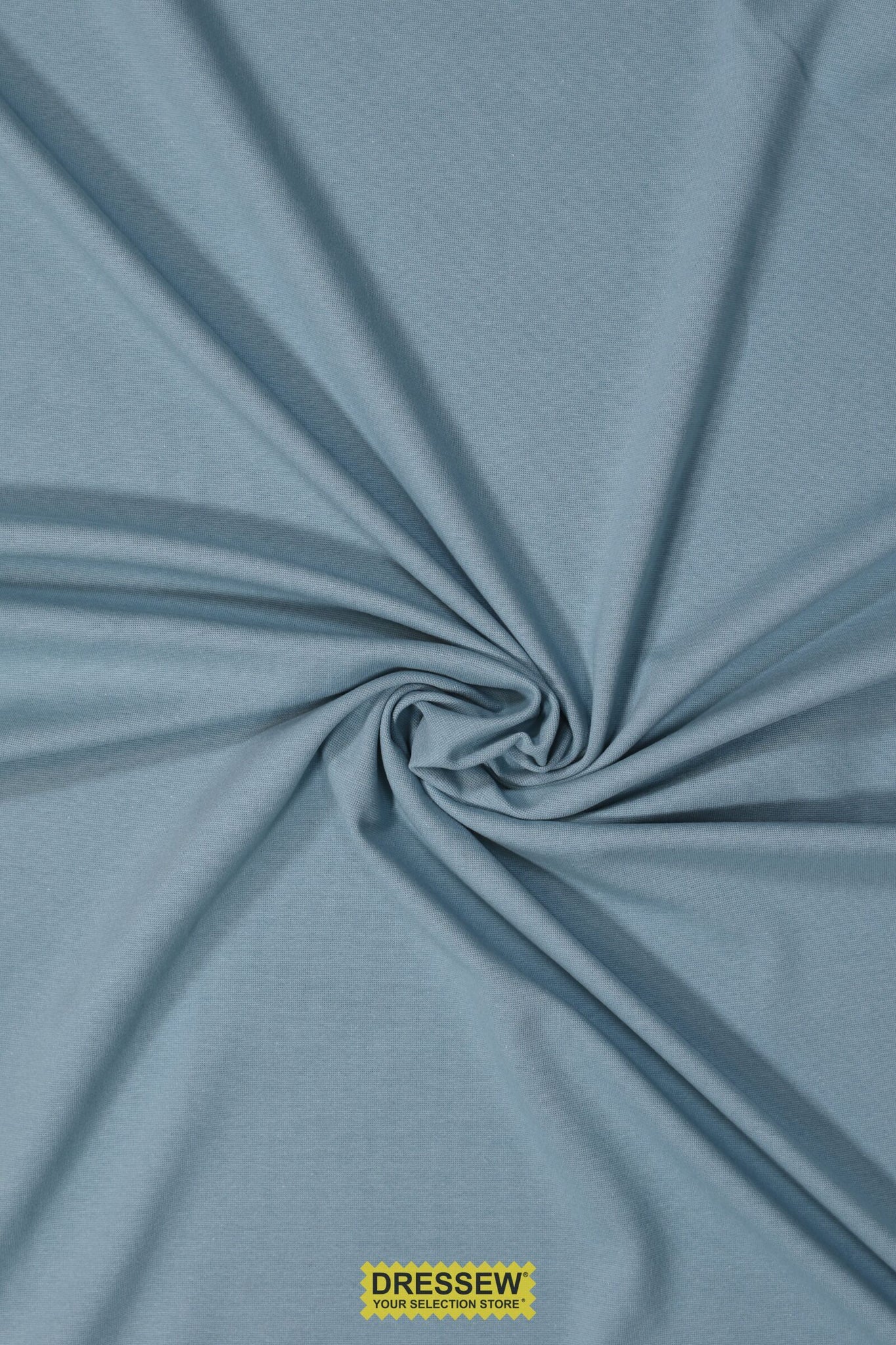 Cotton Lycra Rib Dusty Blue