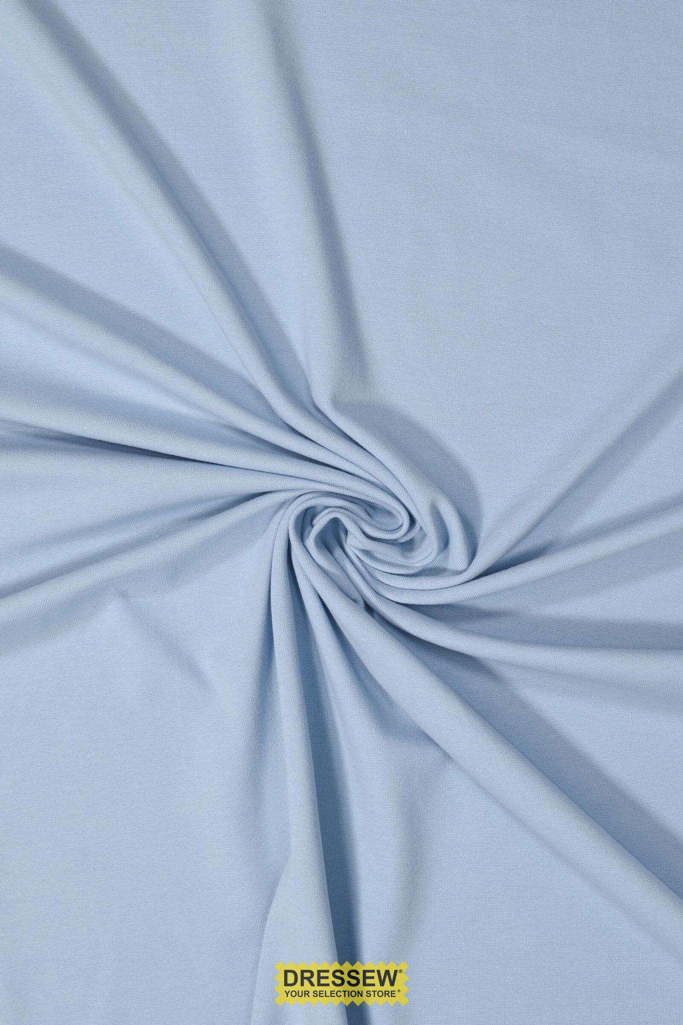 Cotton Lycra Rib Light Blue