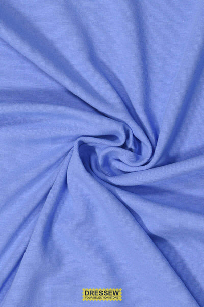 Cotton Lycra Rib Periwinkle