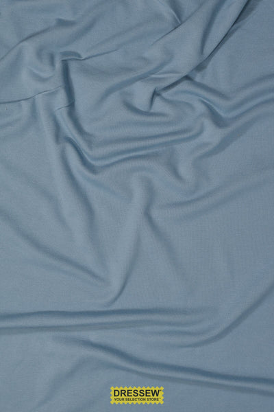 Cotton Pique Knit Blue Haze