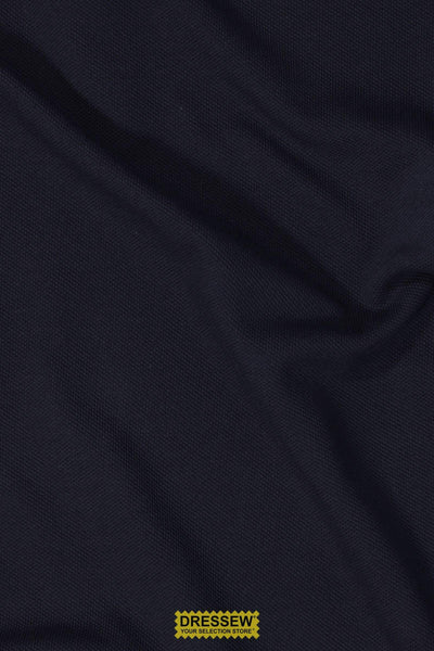 Cotton Pique Knit Dark Navy