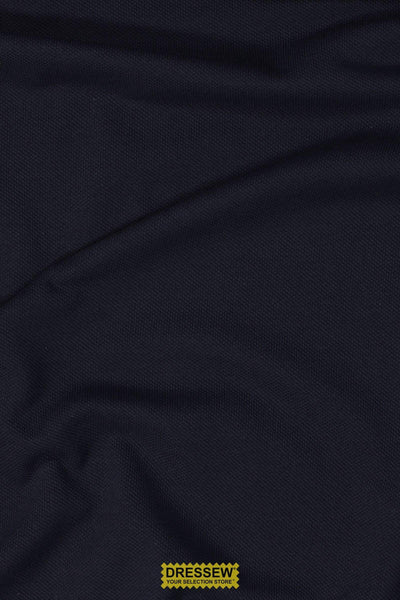 Cotton Pique Knit French Navy