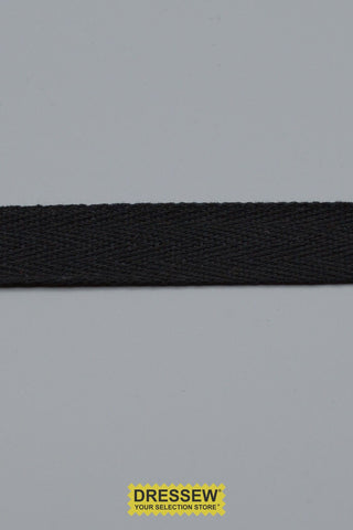 Cotton Twill Tape 19mm (3/4") Black