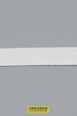 Cotton Twill Tape 19mm (3/4") White