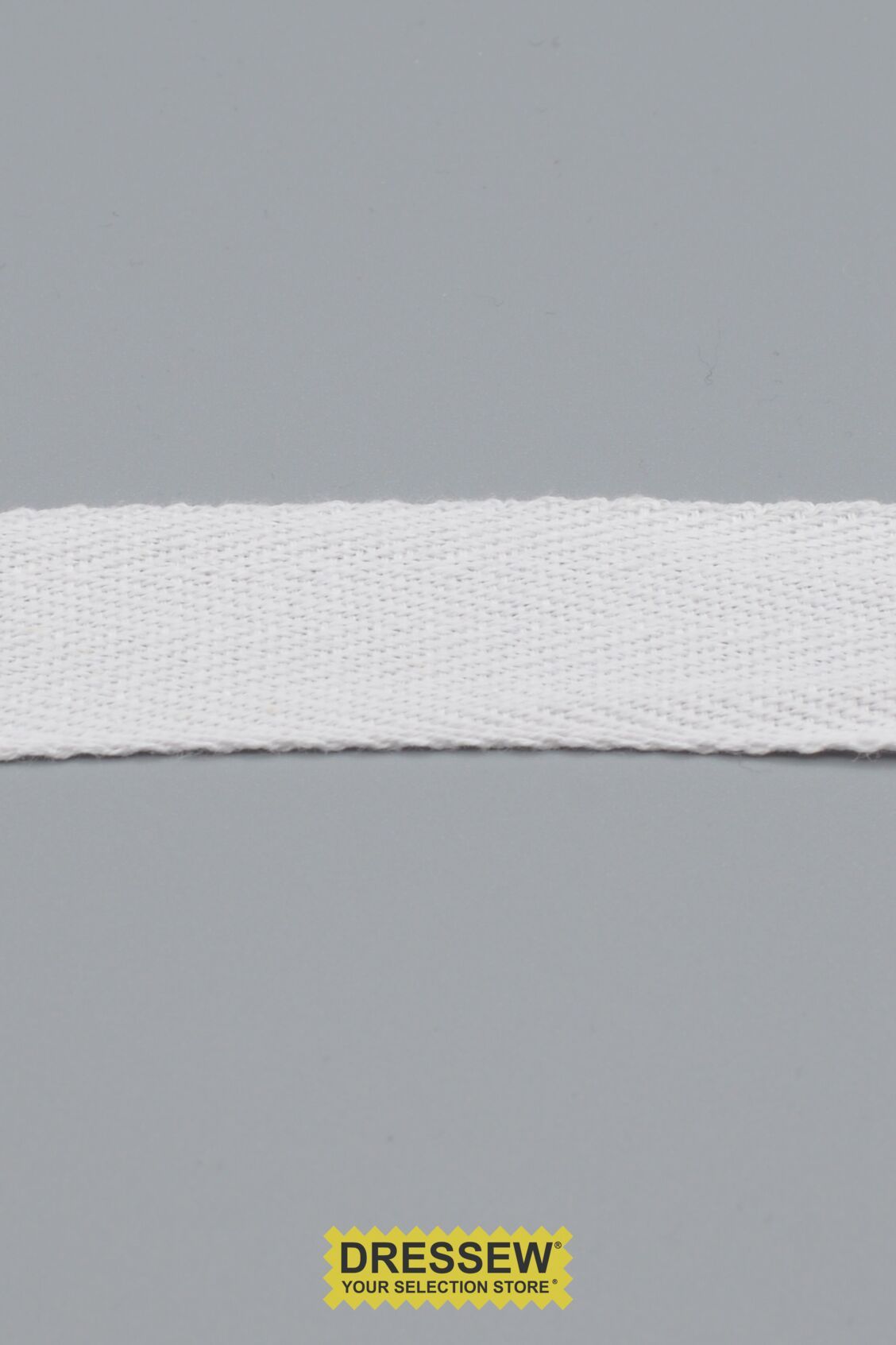 Cotton Twill Tape 25mm (1") White