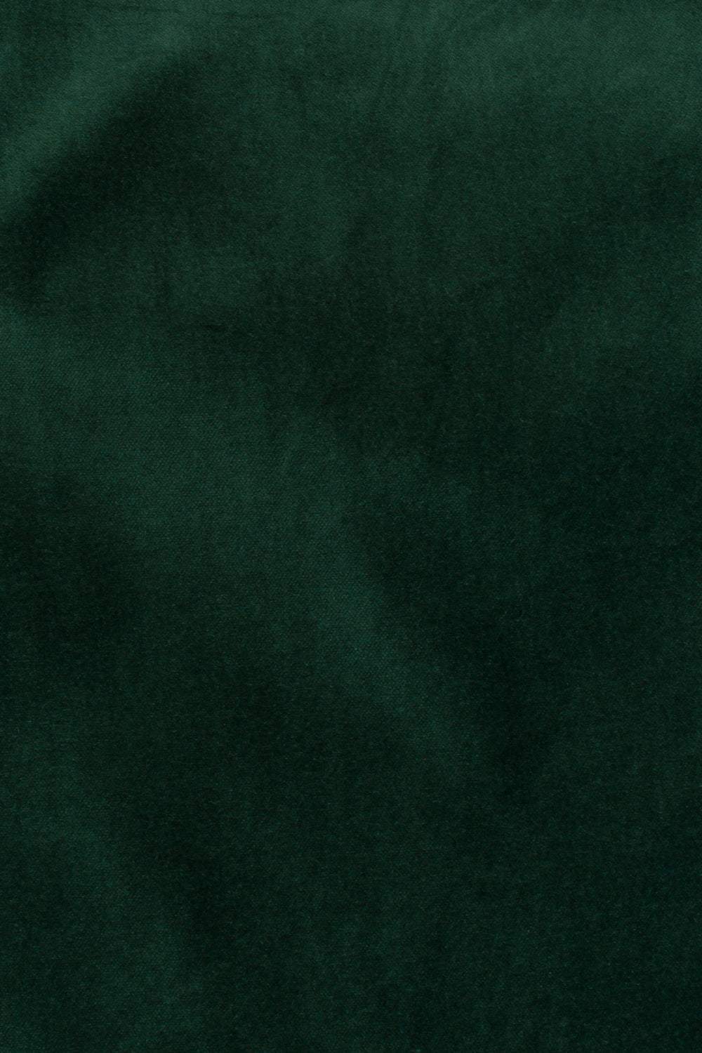Cotton Velvet Forest Green