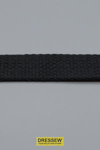 Cotton Webbing 25mm (1") Black