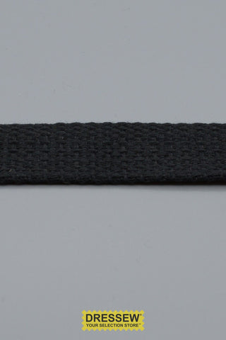Cotton Webbing 25mm (1") Black