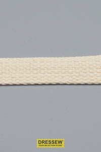 Cotton Webbing 25mm (1") Natural