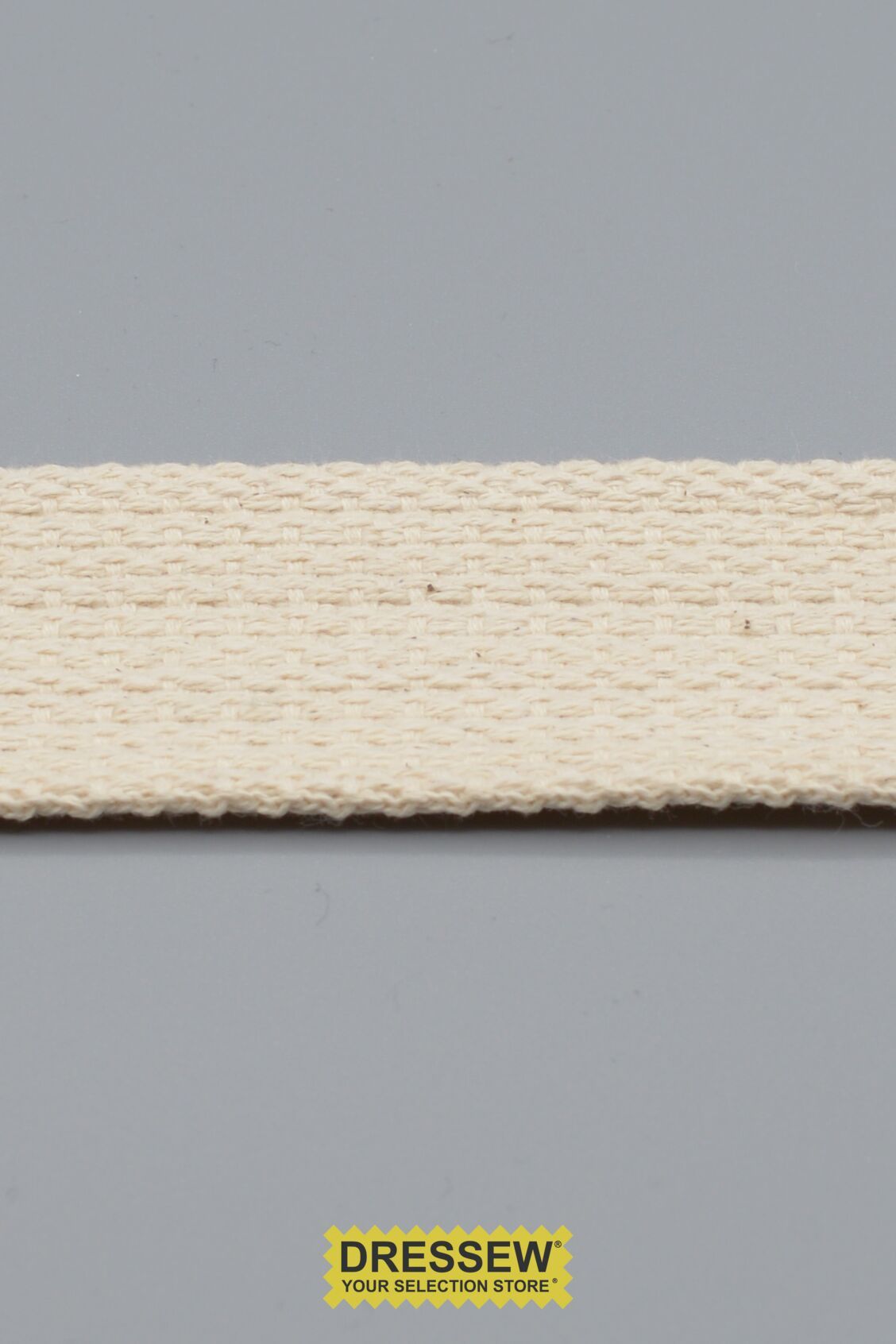 Cotton Webbing 38mm (1-1/2") Natural