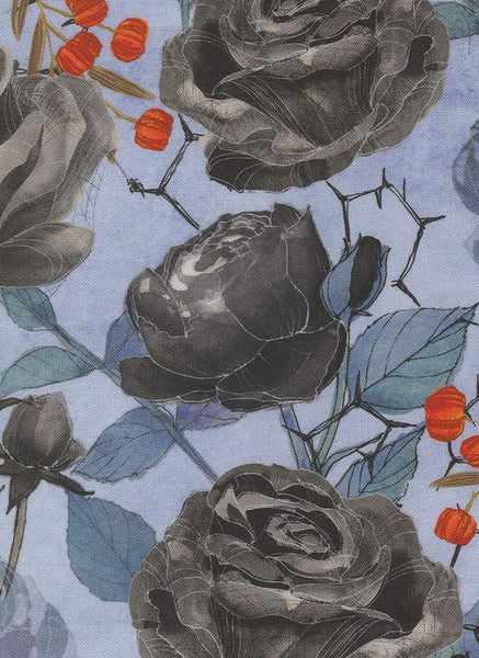 Coven Large Rose By Robin Pickens For Moda Sky