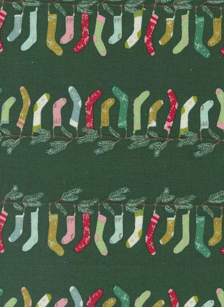 Cozy Wonderland Stocking Stripe By Fancy That Design House For Moda Pine