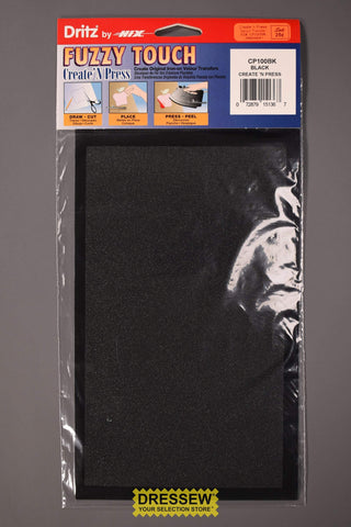 Create 'N Press Velour Transfer Iron-On Black