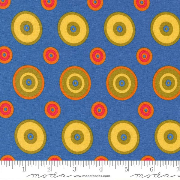 Creativity Roars Disco Queen Dots By Creativity Shell For Moda Cobalt