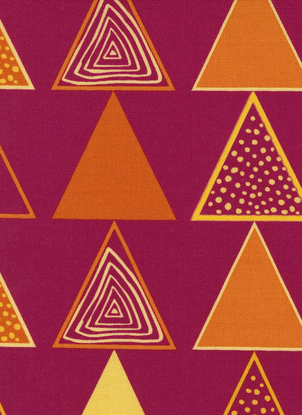 Creativity Roars Triangular Waves By Creativity Shell For Moda Pomegranate