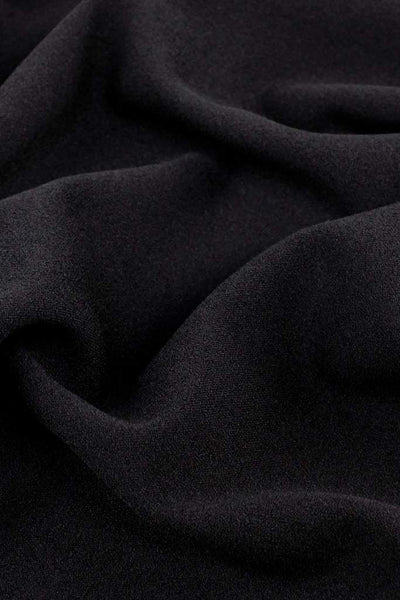 Crepe Double Knit Black