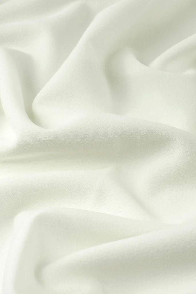 Crepe Double Knit Off White