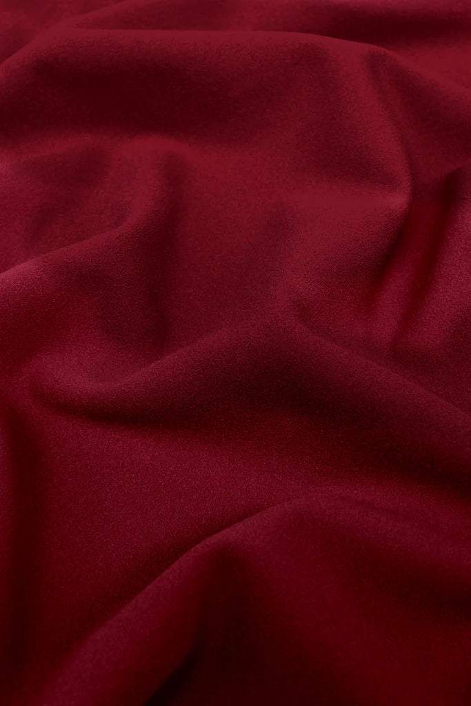 Crepe Double Knit Red