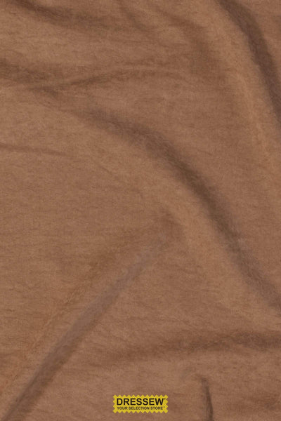 Crinkle Faux Suede Mocha