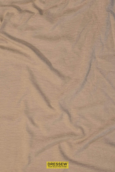 Crinkle Faux Suede Sand