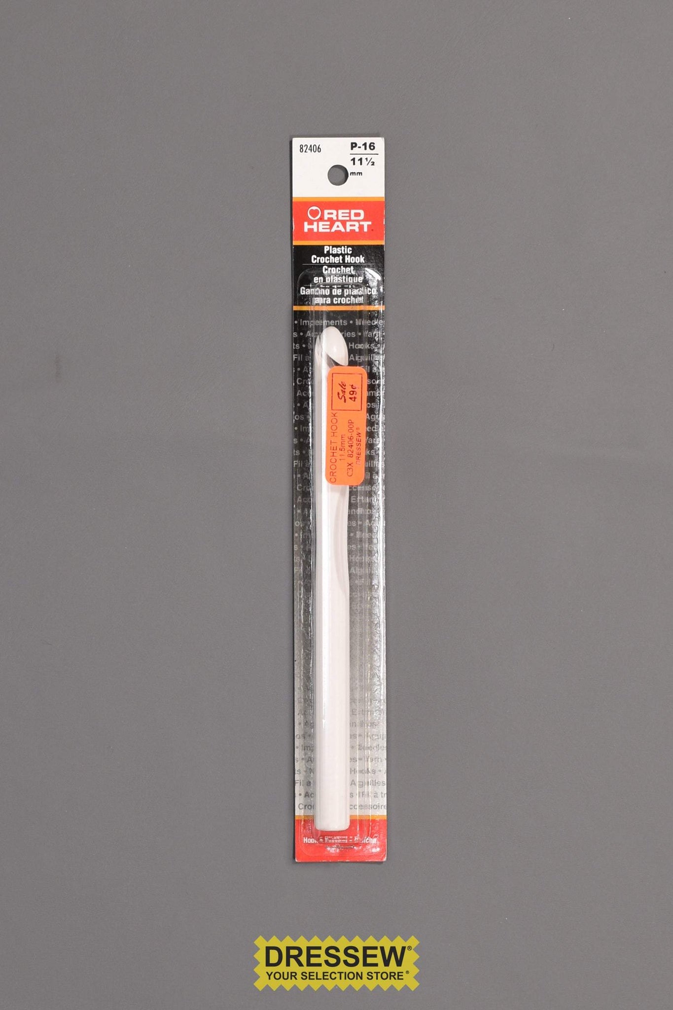 Crochet Hook 11.5mm Chalk