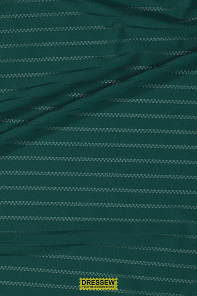 Cross Hatch Stripe Lycra Dark Teal