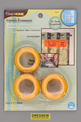 Curtain Grommets Medium Yellow