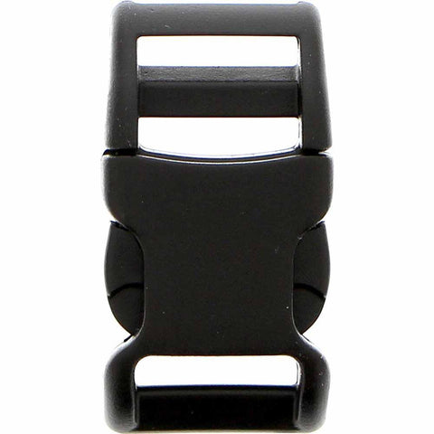 Curved Release Buckle 15mm (9/16") Black