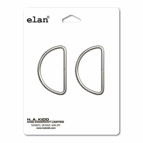 D-Rings 38mm (1-1/2") Silver