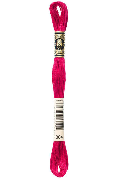 DMC #117 Cotton Floss 304 Medium Red