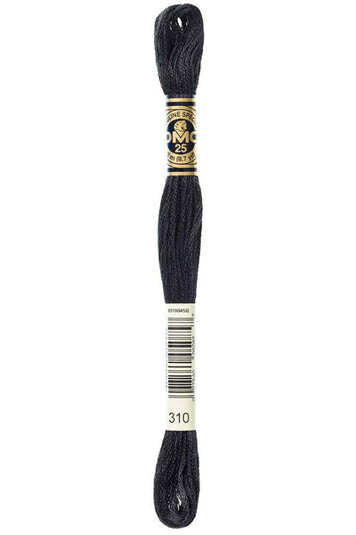 DMC #117 Cotton Floss 310 Black