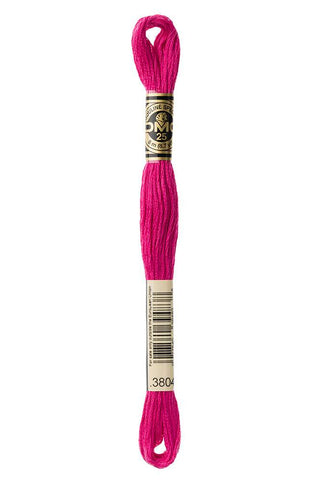 DMC #117 Cotton Floss 3804 Dark Cyclamen Pink