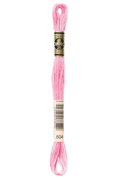 DMC #117 Cotton Floss 604 Light Pink