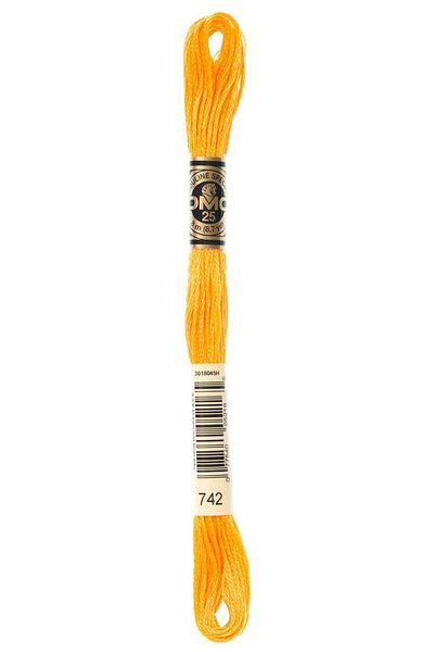 DMC #117 Cotton Floss 742 Light Tangerine