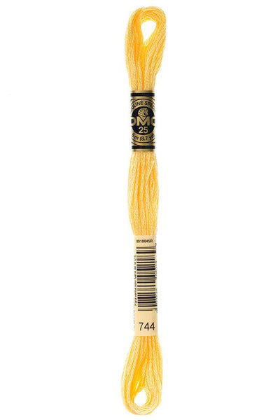 DMC #117 Cotton Floss 744 Pale Yellow
