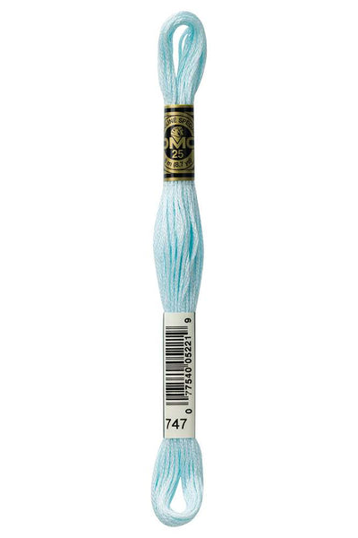 DMC #117 Cotton Floss 747 Very Light Sky Blue