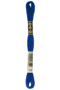 DMC #117 Cotton Floss 797 Royal Blue