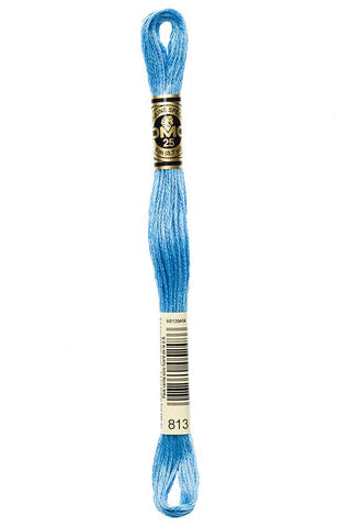 DMC #117 Cotton Floss 813 Light Blue