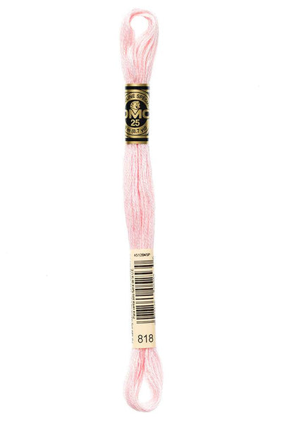 DMC #117 Cotton Floss 818 Baby Pink