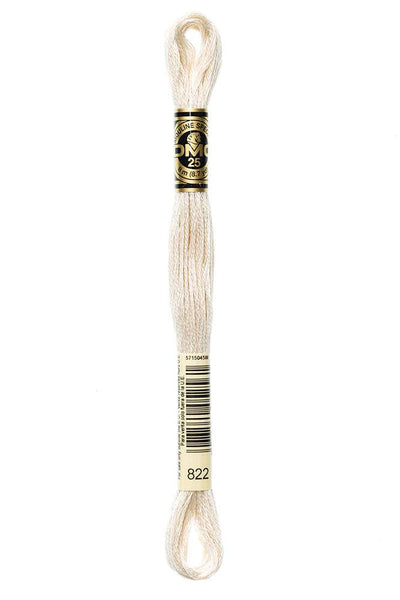 DMC #117 Cotton Floss 822 Light Beige Gray
