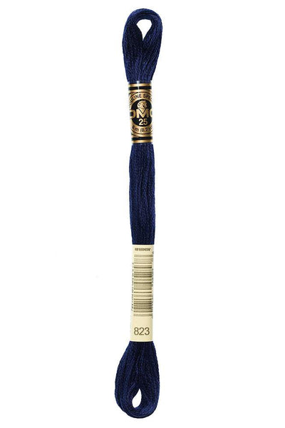 DMC #117 Cotton Floss 823 Dark Navy Blue